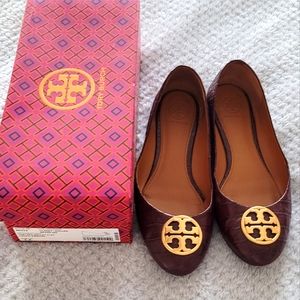 Tory Burch croc flats